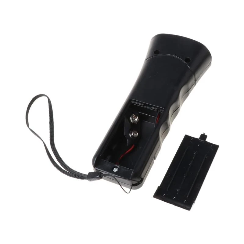 AXYC Double Channel Ultrasonic Dog Training Repeller Bark Stopper with Flashlight
