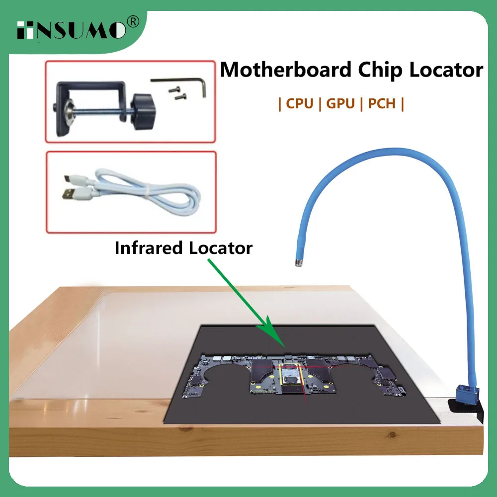 

Sofix S-F30X BGA Chip Locator for Macbook Motherboard BGA IC Chip Soldering Maintenance Quickly Confirm Chip Positioning Points
