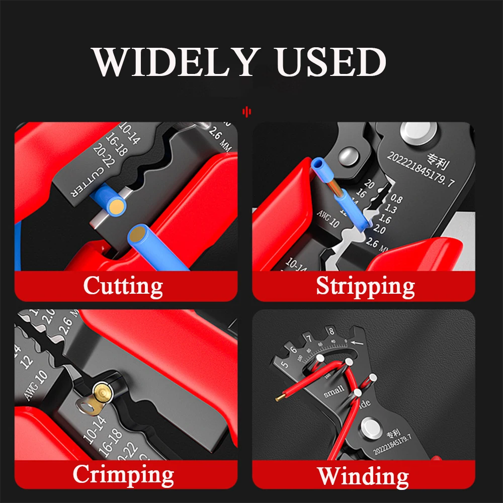 Wire Stripping Multifunctional Pliers For Cable Cut Crimp Bending Wire Stripper Wrench Cable Cutter Crimper Automatic Hand Tool