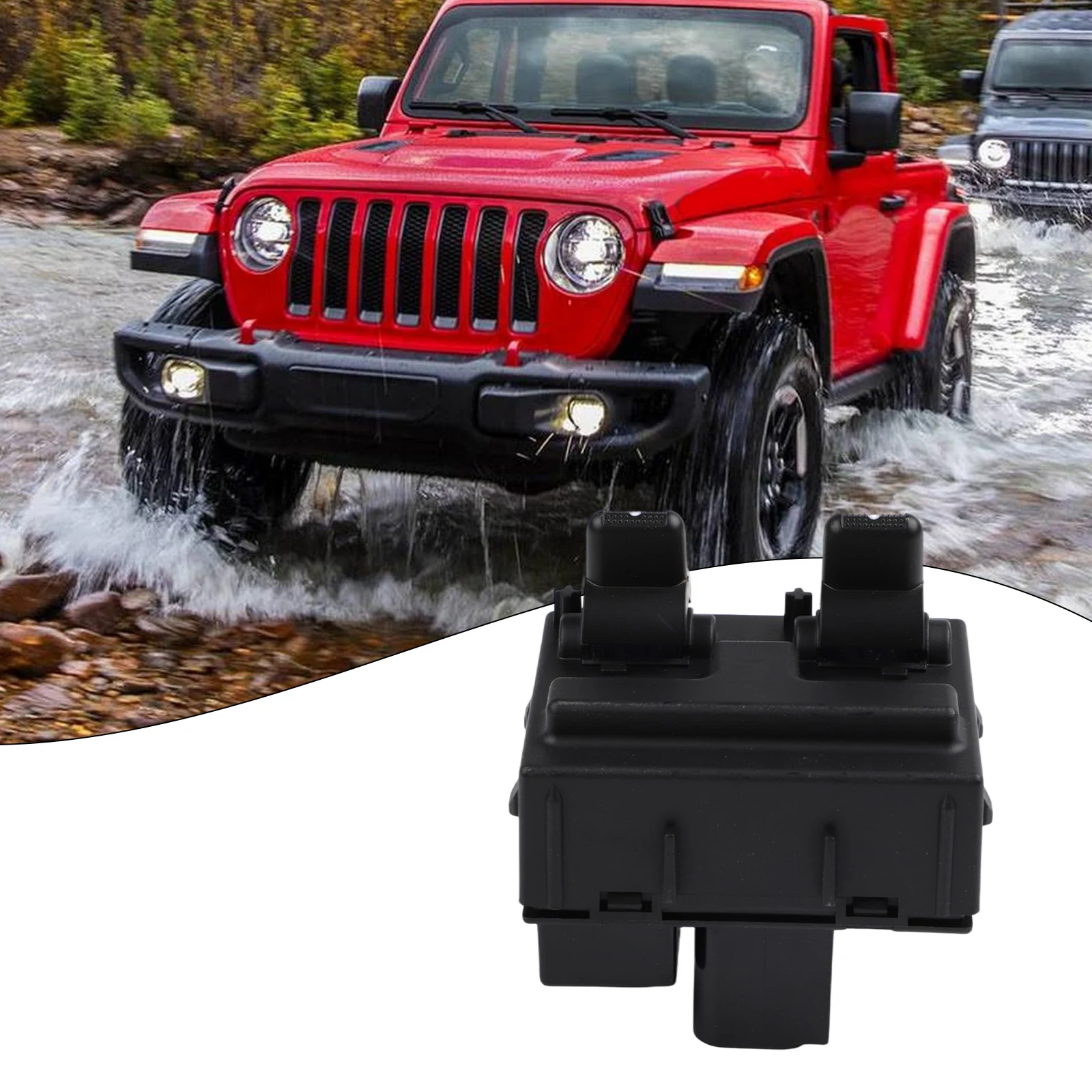 

Для Jeep Wrangler 2-дверный, передний, электрический переключатель стеклоподъемника 4602675AA, совместимая запасная часть для моделей 2007-2010 годов