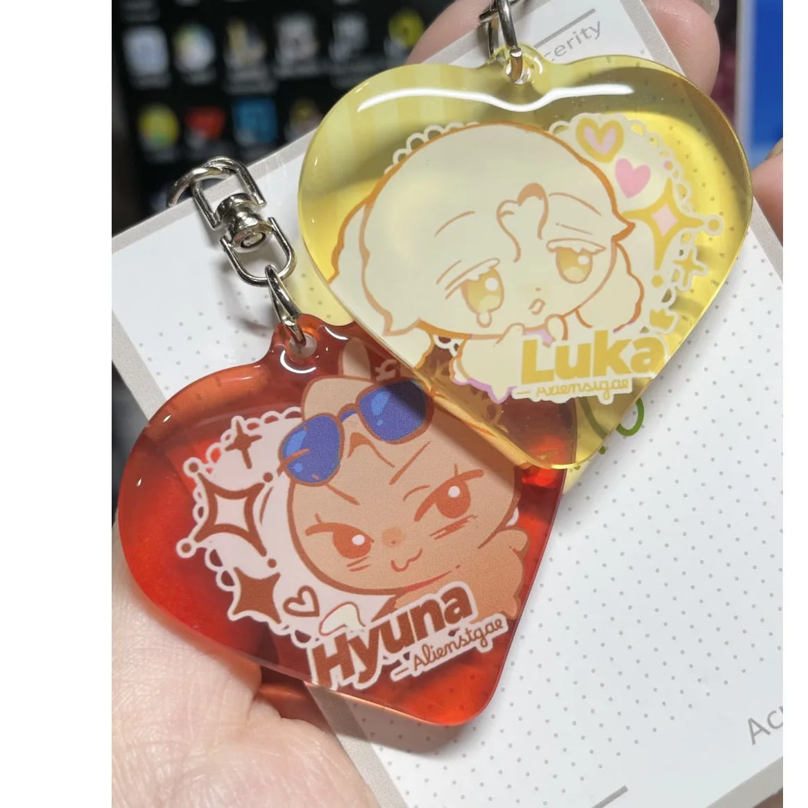 Косплей специальной формы сценический брелок мультфильм милый кулон акриловая сумка встряхивания висячие украшения