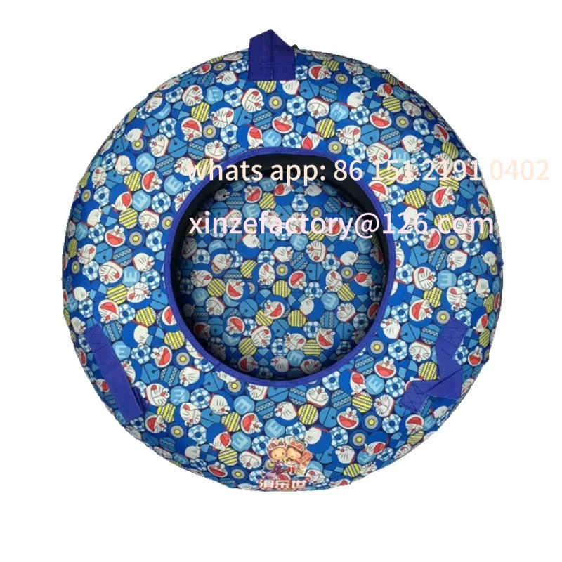 

Customizable Winter Ski Air Cushion Rainbow Slide Dry Slide Pneumatic Tires Thickened Kids Ski Ring