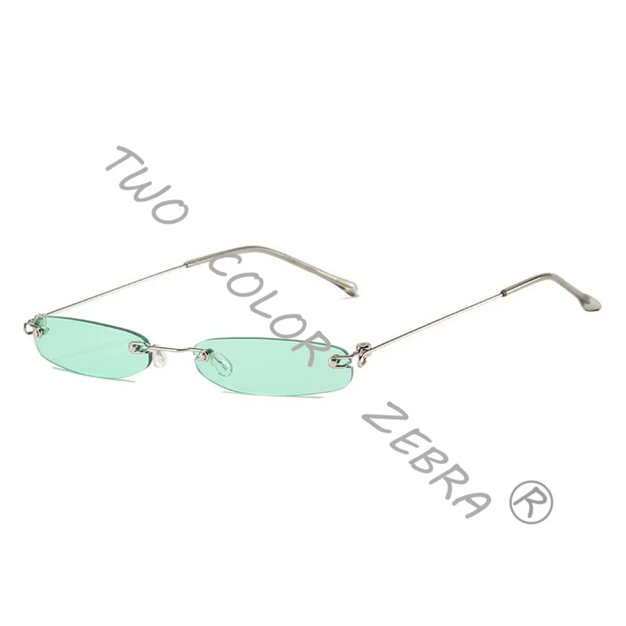 Anime Die Katastrophalen Leben von Saiki K. Cosplay Requisiten Saiki Kusuo Gläser Grün Objektiv Sonnenbrille Randlose Sonnenbrille für Männer Unisex