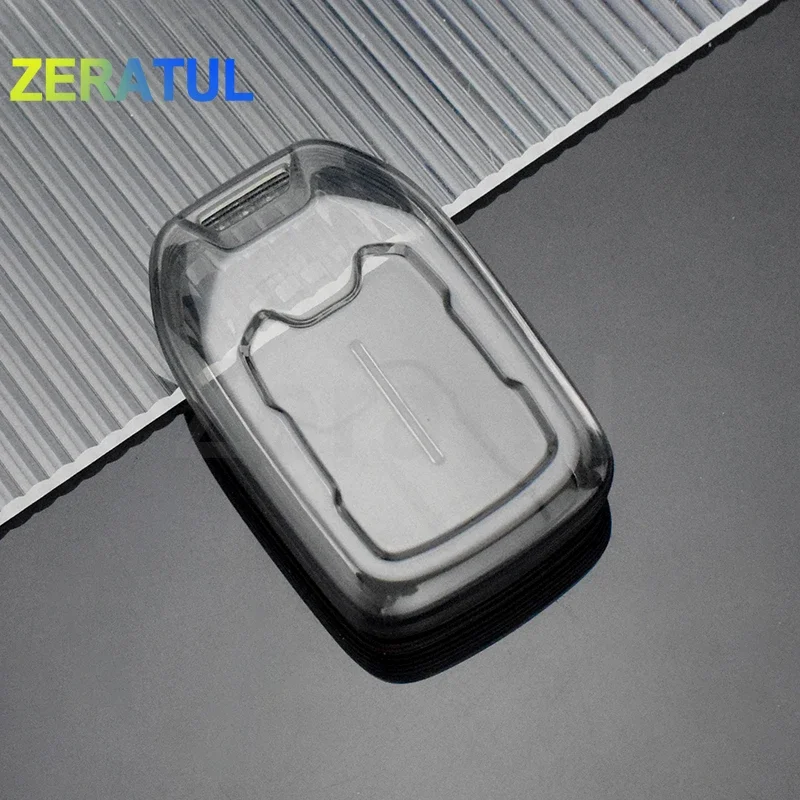 Transparent TPU Car Remote Key Case Cover Shell Fob Holder Bag For Chevrolet Suburban Tahoe GMC Yukon Sierra Acadia Terrain