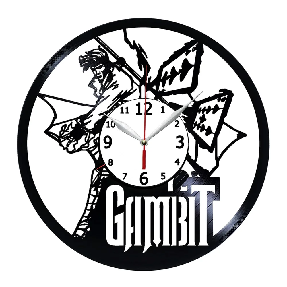 

Gambit Vinyl Record Wall Clock, Gambit Wall Art, Gambit Wall Decor, Gambit Artwork, Gambit Vinyl Clock