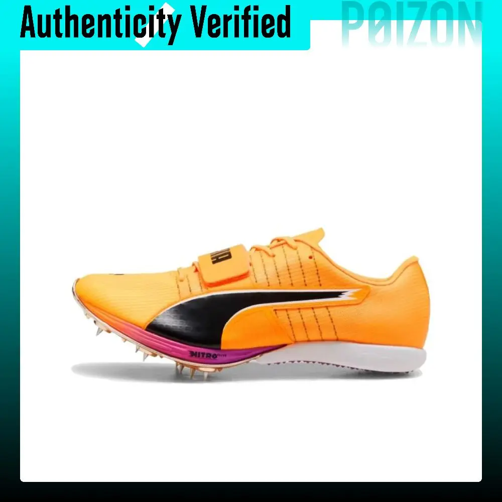 PUMA EvoSPEED Abrasion Resistant Low top Sprint Running Shoes Unisex Orange Yellow 311982-01