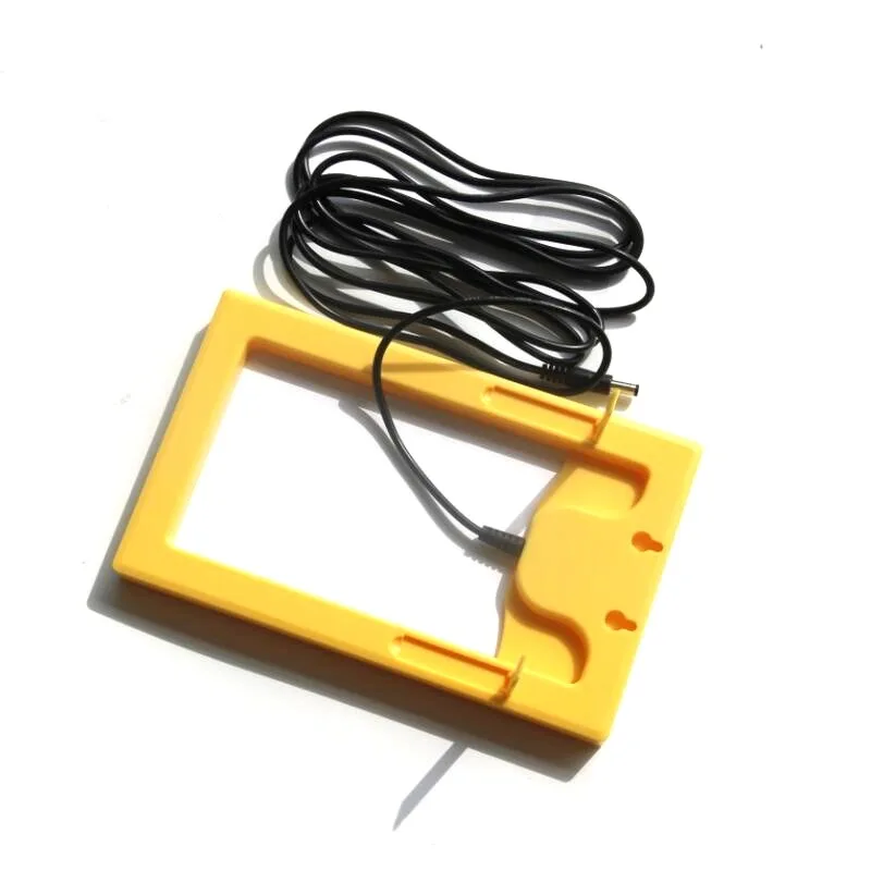 BUHESHUI 3W 9V Solar Cell with Frame and DC 5521 Polycrystalline DIY Solar Panel System for 6V Battery Charging 3M 2PCS