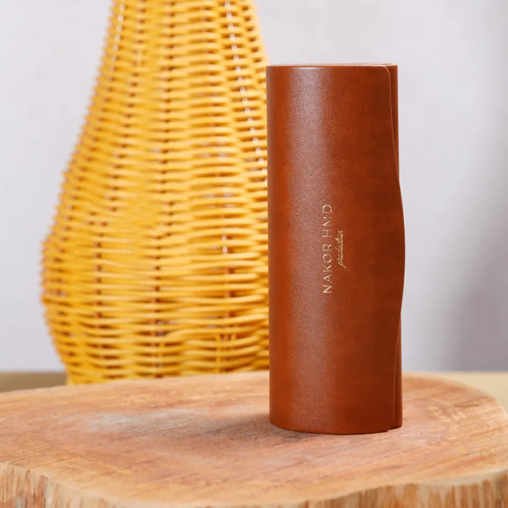 Simple PU Leather Sunglasses Storage Box Solid Color Rectangle Eyewear Case Glasses Case Men Women