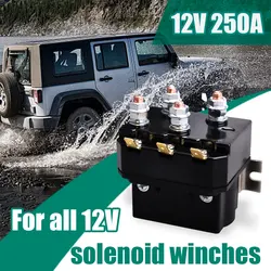 Evrensel 12V ATV vinçler Solenoid röle yedek yedek parça ATV SUV Premium dayanıklı için vinç Solenoid röle kontaktör