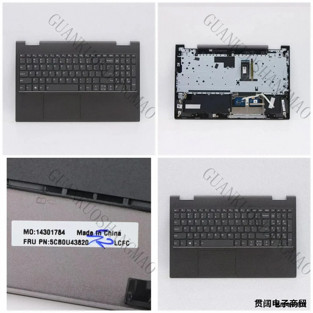 HTS...Hand rest with light Keyboard for Lenovo Yoga C740-15 C740-15IML 5CB0U43820