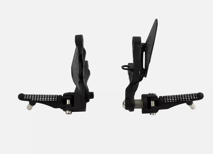 EU quality motocycle Front Foot Pegs Footrest Bracket Set Floorboard Kits For KAWASAKI Ninja ZX6R 2009-23 ZX636 2013-2023 2016