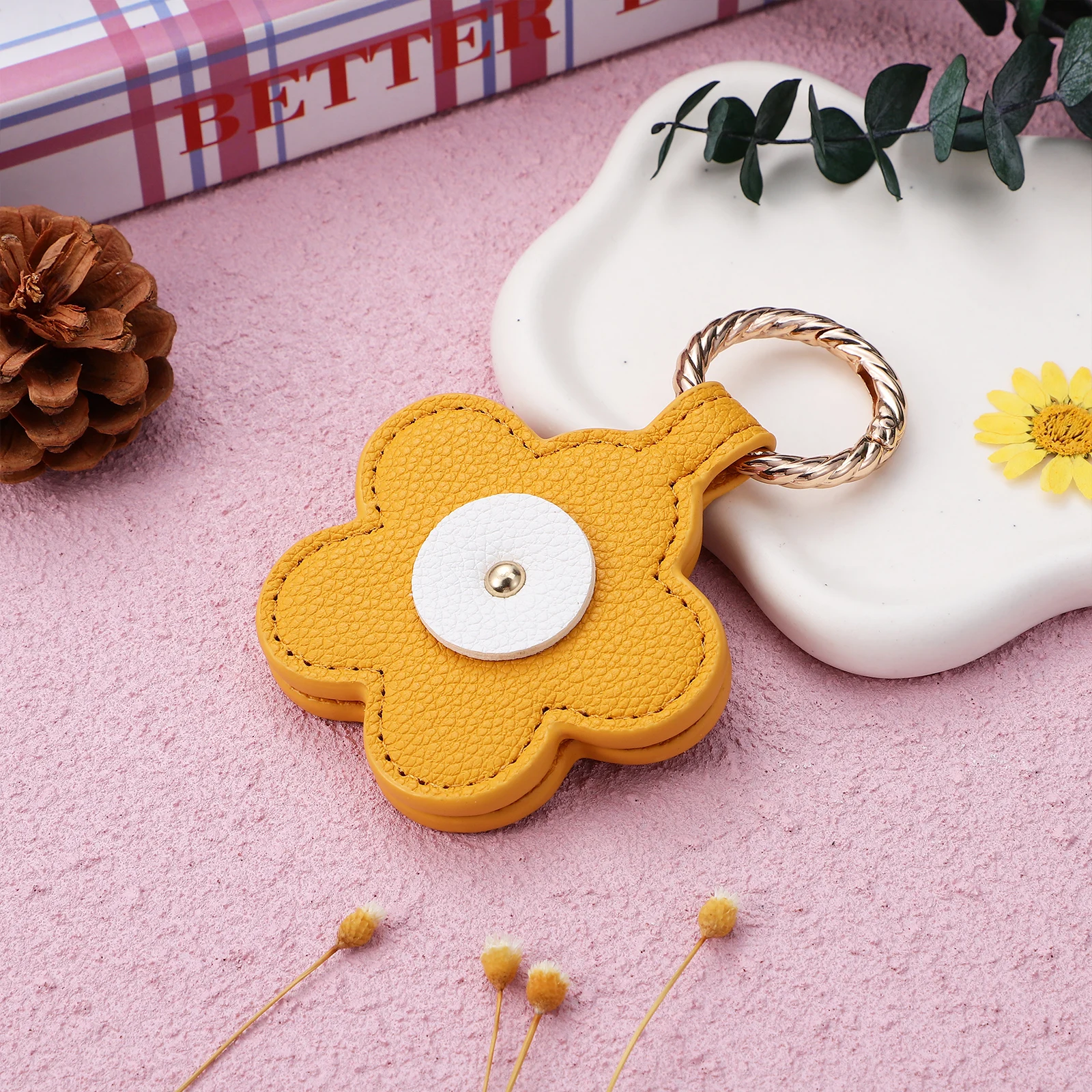 

Magnetic Hat Clip Decorative Floral Secure Fastener Travel Wide Brim Retainer Hands Free Organizer Polyurethane Camping