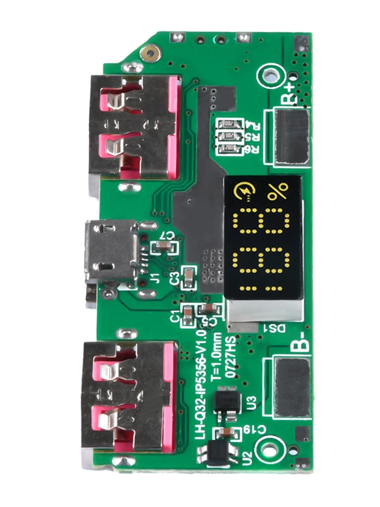 Bateria litowa szybka moduł ładowania DIY płyta główna sterująca zasilanie mobilne wiele protokołów szybkiego ładowania interfejs USB typu C