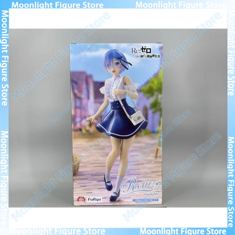 In Voorraad FuRyu Trio-Try-iT Rem Dating Desktop Leuke Ornamenten Poppen Anime Action Figure Speelgoed Gift Model collectie
