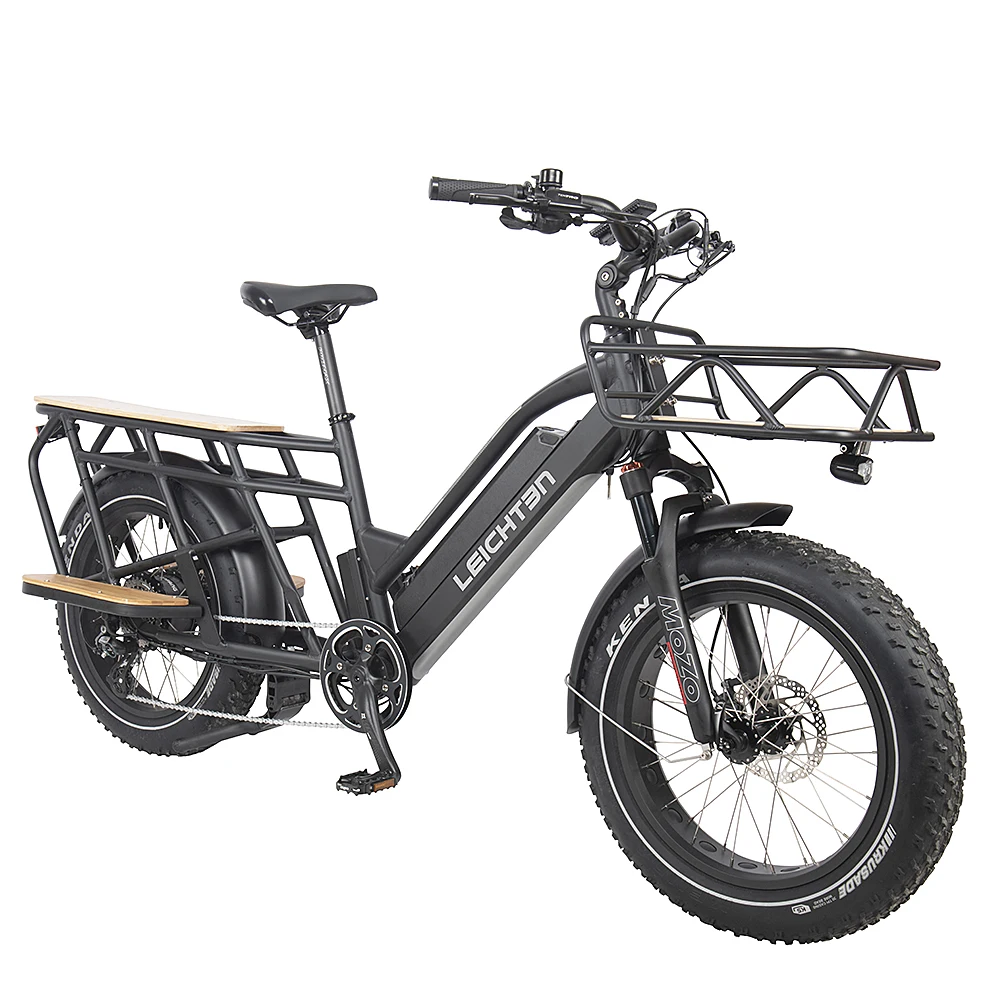 High performance Fat tire electric bike 48V500W/750W motor electric cargo bike can install baby seats Ebike for family