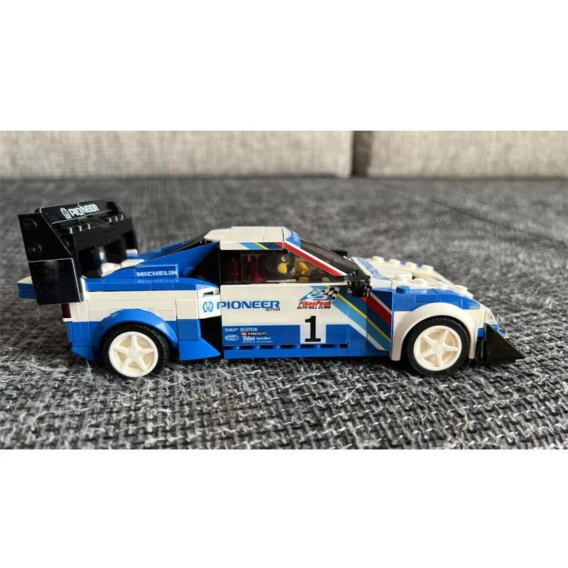 

MOC-180671 New Classic Iconic 405 Turbo16 Sports Car Racing Building Block Model 459 Parts Boys' Children's Birthday Toy Gift