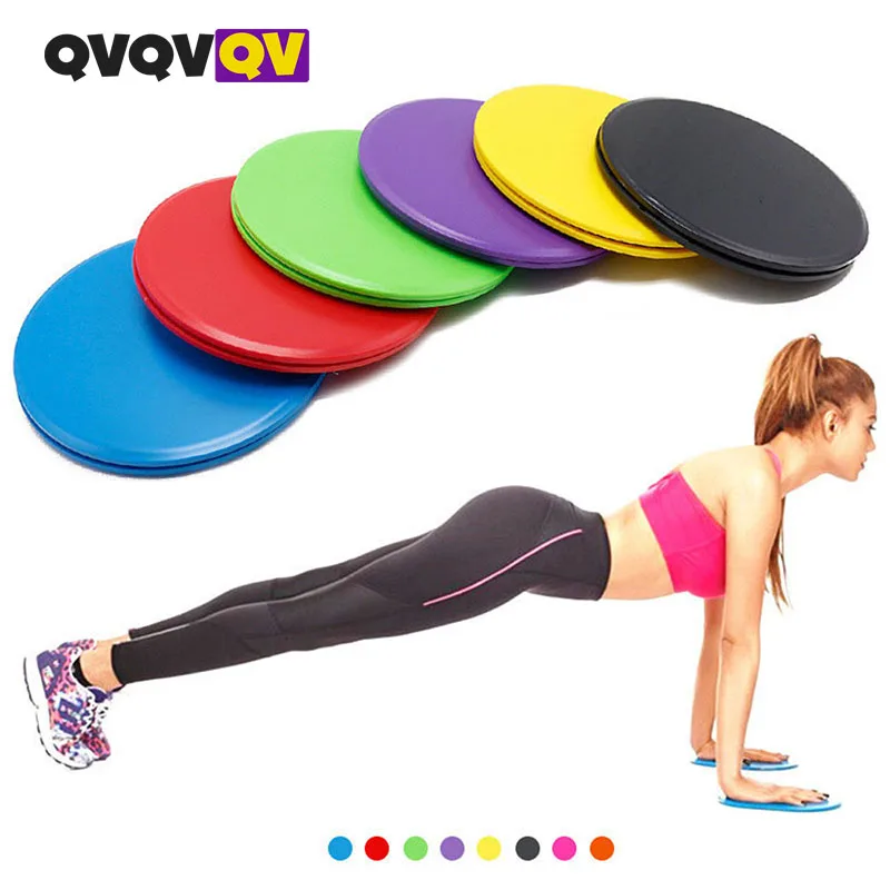 Exercise Core Sliders, Dual Sided Exercise Gliding Discs Use on Carpet, Light and Portable, Perfect for Abdominal&Core Workouts