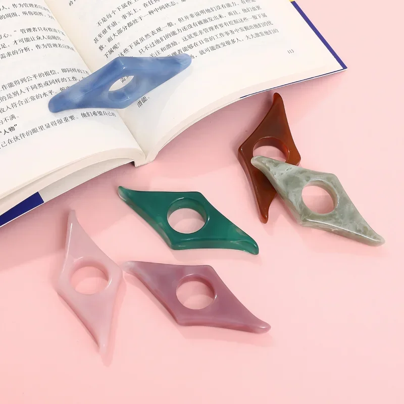 Imagem -04 - Thumb Ring Estilo Book Reading Support Holder Titular da Página do Livro Leitura Aid Tool Material Escolar Acessórios Conveniente Bookmark