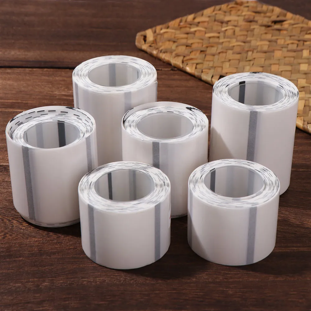 230Pcs Transparent Blank Label Sticker DIY Square/Round Self-Adhesive Label Tear Resistant Anti-Scratch Name Tag Sticker