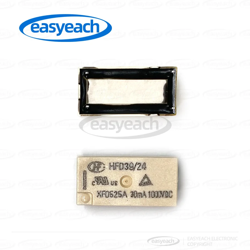 5PCS HFD39/24 small direct insertion signal relay 24V set normally open HFD39-24 4A electromagnetic signal relay