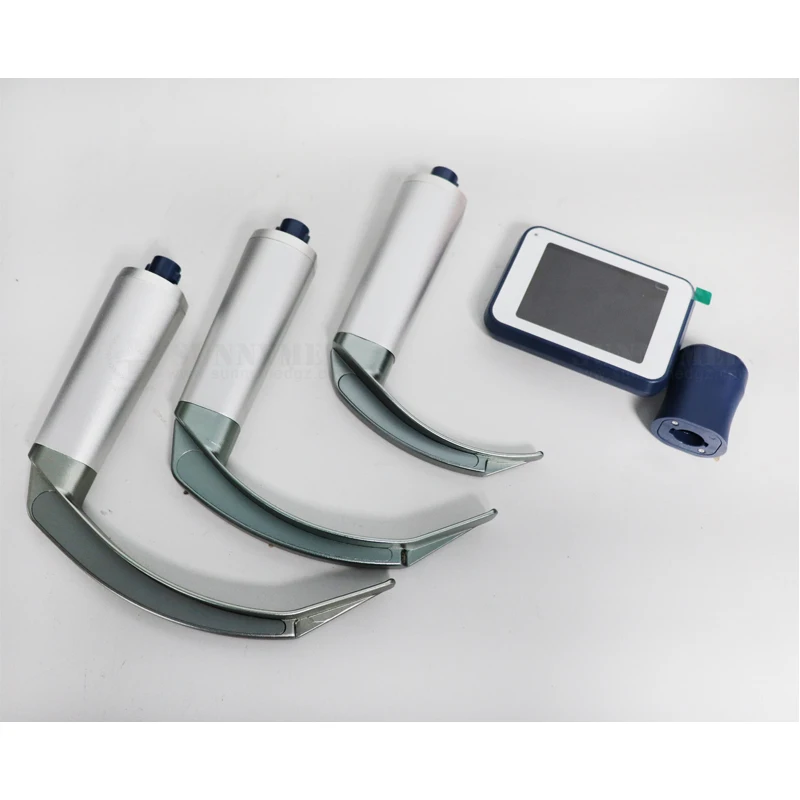 SY-P020N emergency anesthesia reusable style video laryngoscope with 6 blades