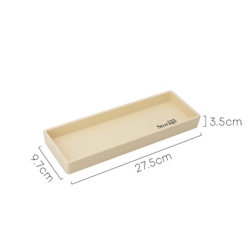 Japanese Decorative Rectangular Tray Plastic Imitation Wood Grain Serving Tray Tea Cup Saucer Trays Fruit Snack Storage Plate