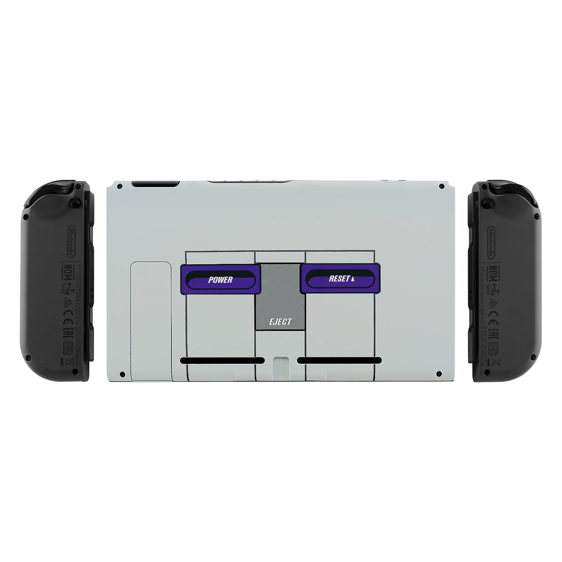 Консоль в стиле экстремального захвата Classics SNES, задняя панель, сменный корпус «сделай сам» с подставкой для консоли NS Switch