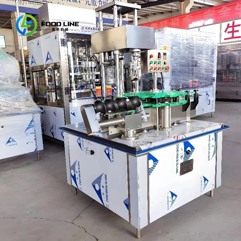 Customized Automatic Rotary Bottle Capping Machine Stainless Steel High Speed Multi‑head Capper with Auto Cap Feeder for Bottle