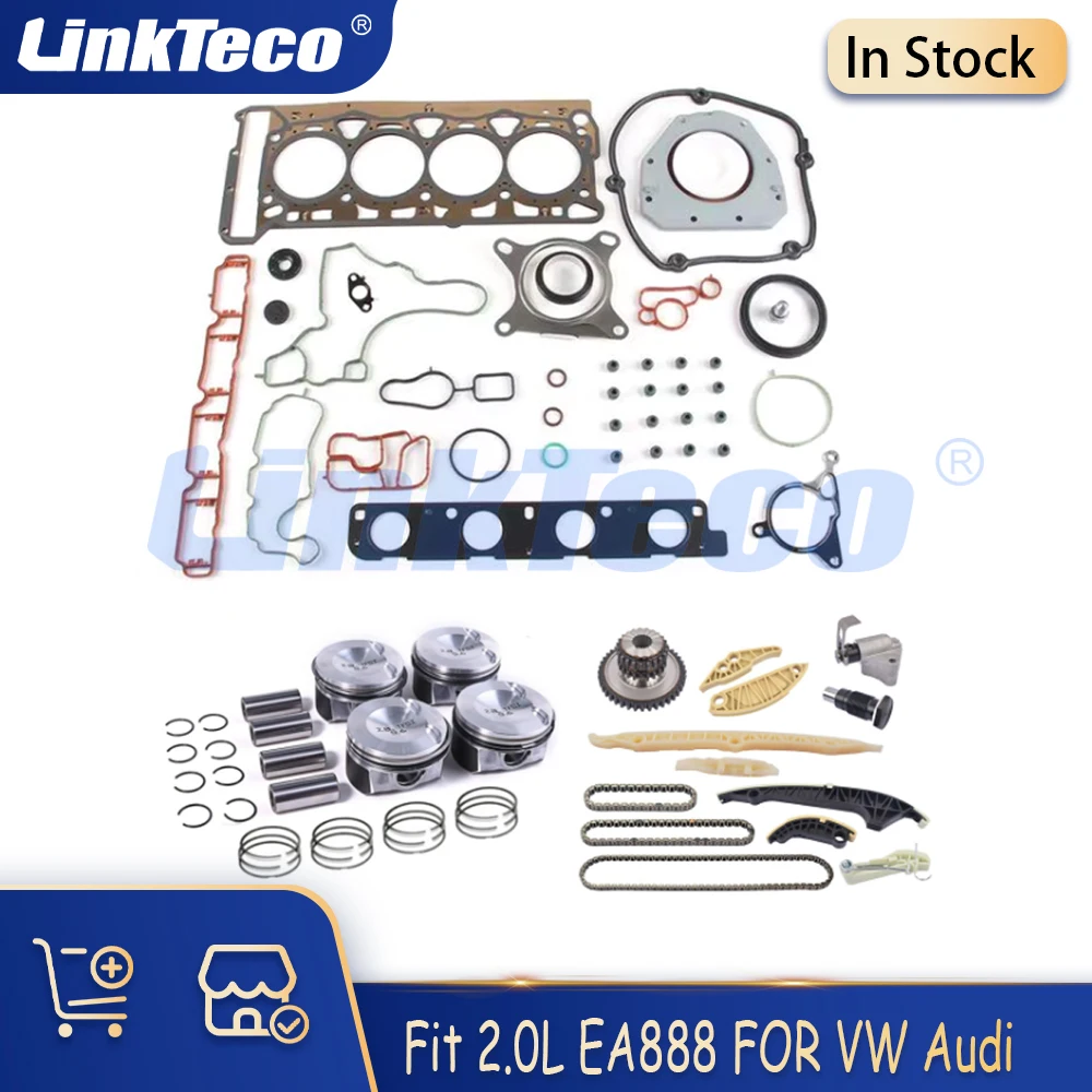 

Engine Rebuild Overhaul Kit 82.51mm 21mm Fit 2.0 L T EA888 For Audi A3 A4 A5 Q5 TT VW EOS Golf Jetta Passat Scirocco 2.0L 2.0T