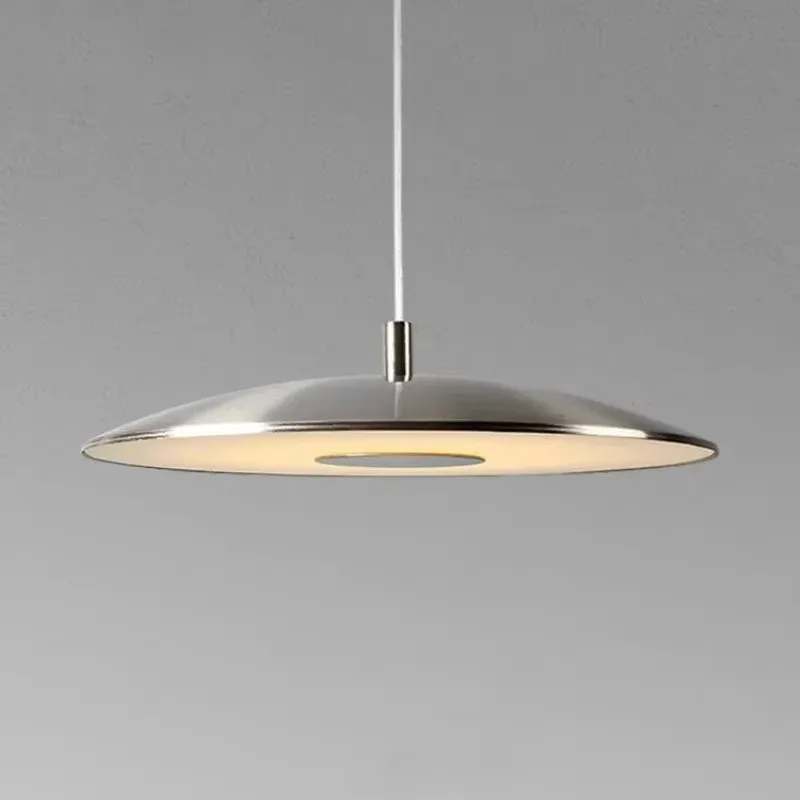 

Modern UFO Round LED Pendant Lamp Flying Saucer Pendant Lamp for Dining Room Bar Bedroom Bedside Simple Designer Art Lamp