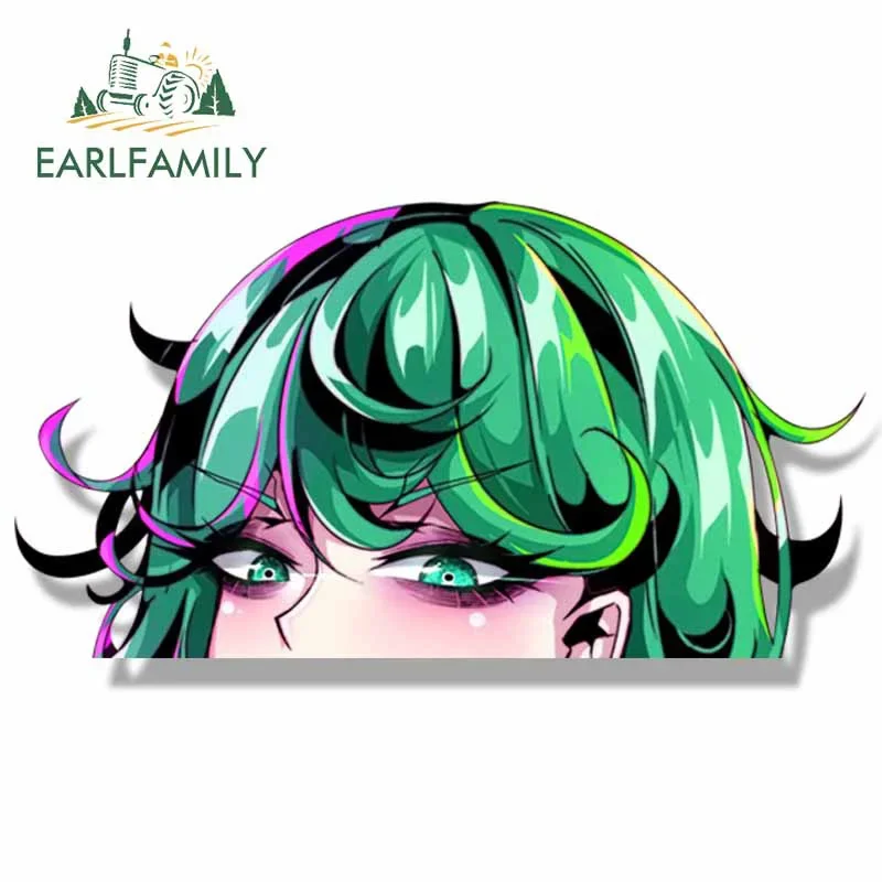 EARLFAMILY-tatuaje de gyuu Tatsumaki Fanart, JDM pegatina de coche, Anime, hombre calvo, boceto, calcomanía de Waifu, NSFW, Peek Girl, pegatinas de