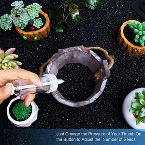 موزع البذر الصغير بذر الغراس حديقة زارع يدوي أداة يدوية زهرة كاتب بذارة أعلى 8 مبيعات لبذر الذرة - رقم 3