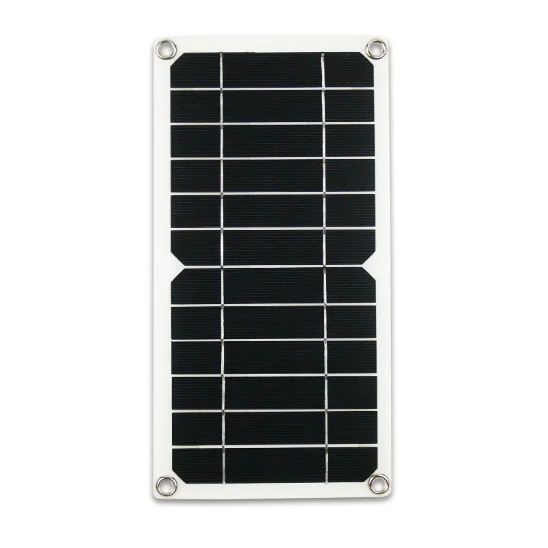 Outdoor Mobile Phone Charging Solar Panel 5v 12v Plate Charge Battery Camping Portable Power Electrical Equipment Supplies Home