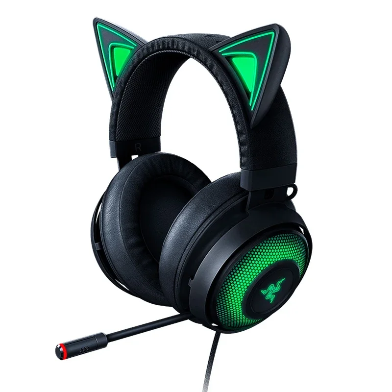 Razer Kraken Wired Gaming Headset Cheap Razer Headset Kraken Kitty Edition Ergonomic Gaming Headphone Wired Gaming Headphone