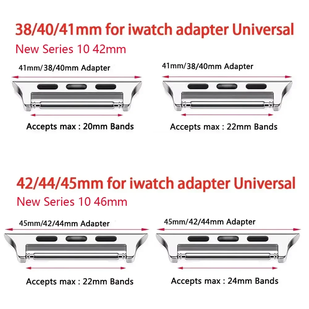 Adapter for Apple Watch Ultra 2 49mm 10 46mm 42mm 6 SE 5 4 for Iwatch Band 6 5 4 SE 40mm 44mm Strap Connector 9 8 7 45mm 41mm 38 image 6