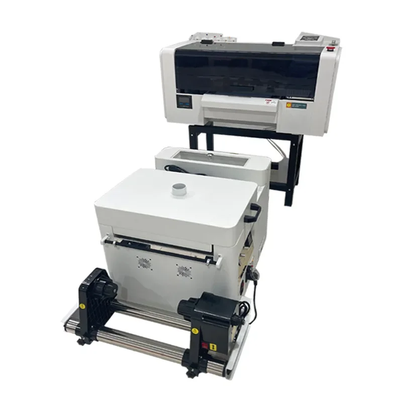 A3 double-head white ink heat transfer DTF digital printing printer, short-sleeved T-shirt leather clothing printing machine