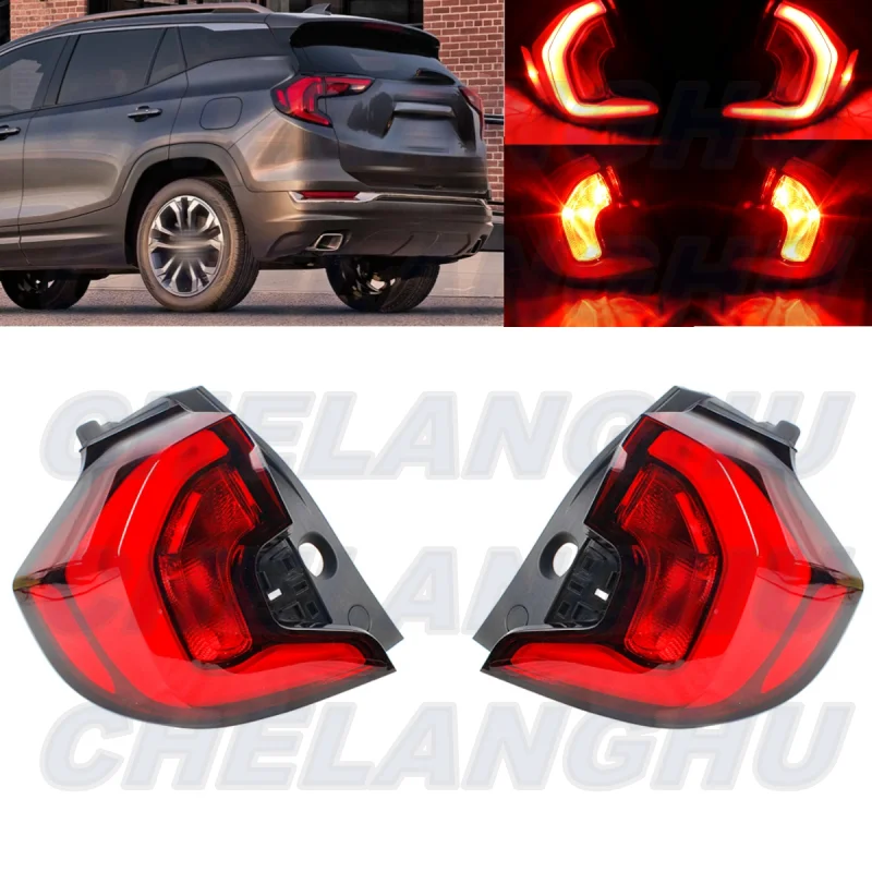 For GMC TERRAIN 2018 2019 2020 2021 Pair L+R Outer Side LED Tail Light Rear Lamp car assecories 84379497 84379498