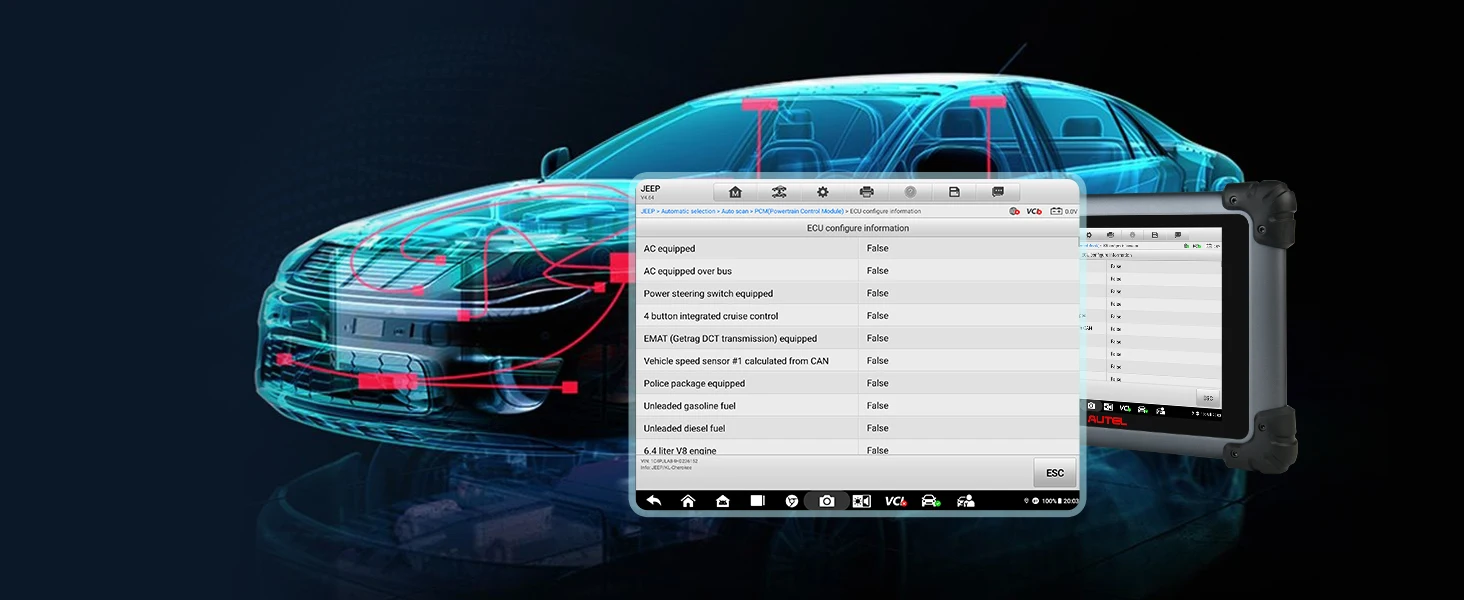Autel MaxiSYS MS908S PRO II Scanner Diagnose Scann Tool J2534 ECU Programmierung Online Codierung US Ver. von MK908 PRO II, 4000+Test – Detail 13