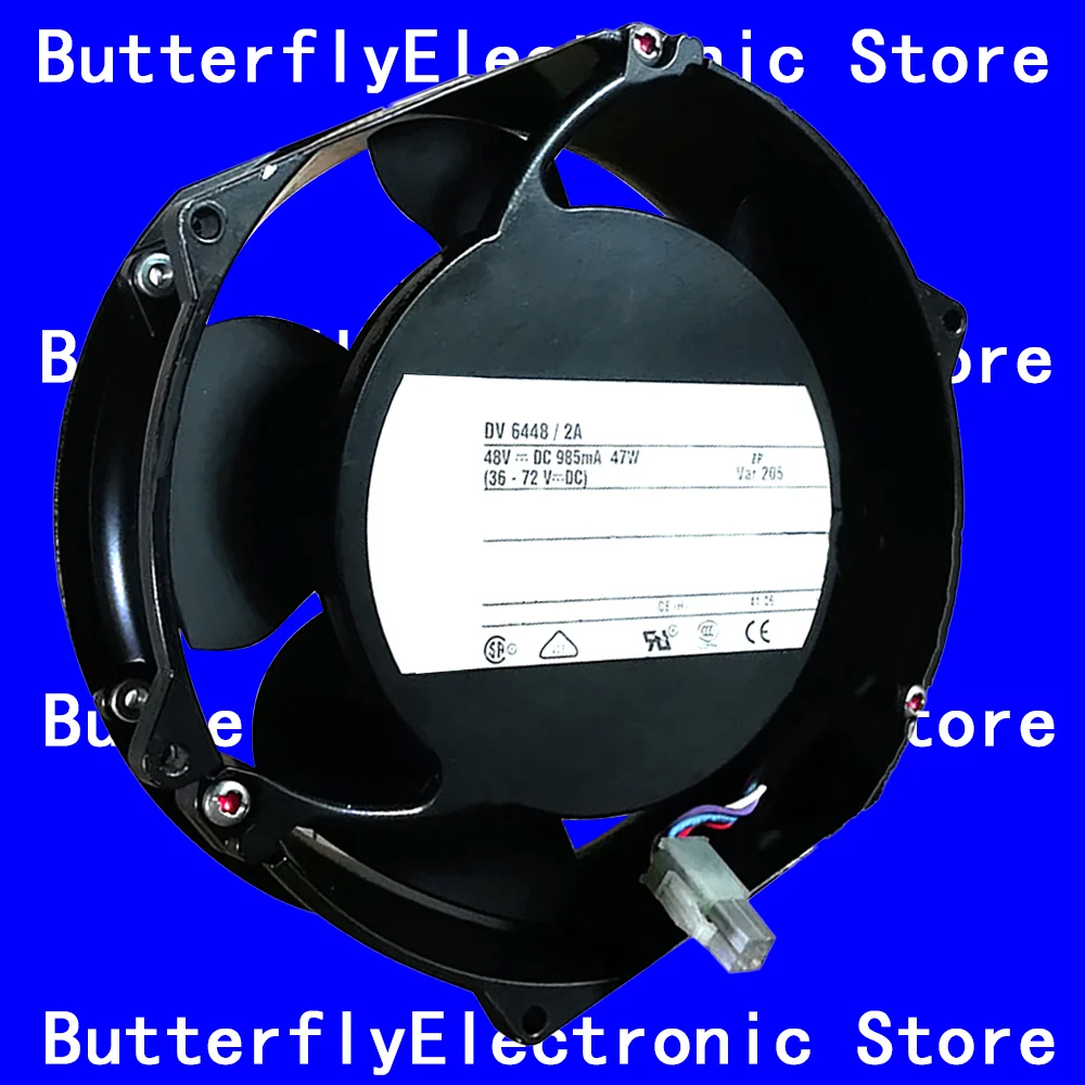 NEW ORIGINAL DV6448/2A DV 6448/2A 48VDC 47W 4WIRES COOLING FAN 17cm