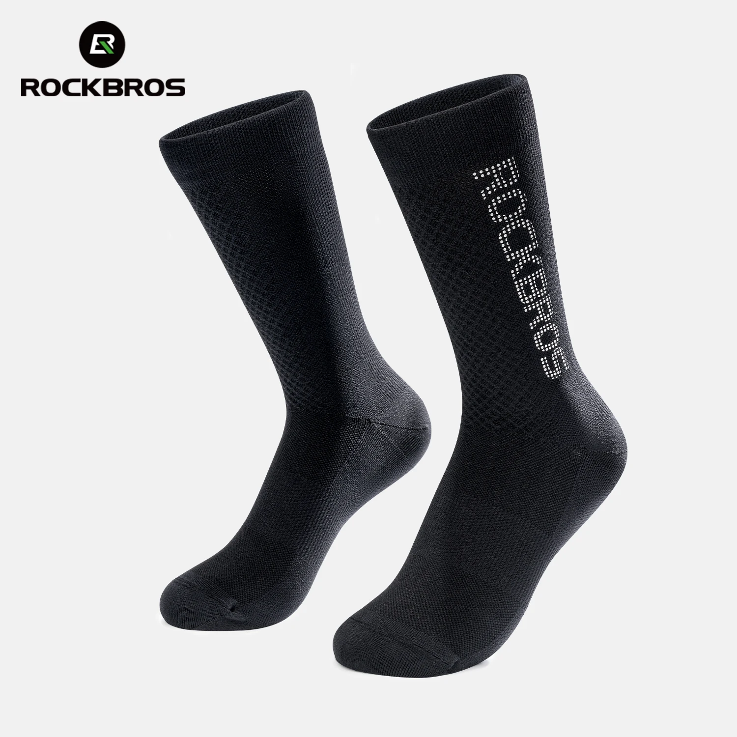 

ROCKBROS велосипедные носки с утолщенной подошвой, амортизирующие высокоэластичные носки, удобные дышащие антибактериальные спортивные носки 5А