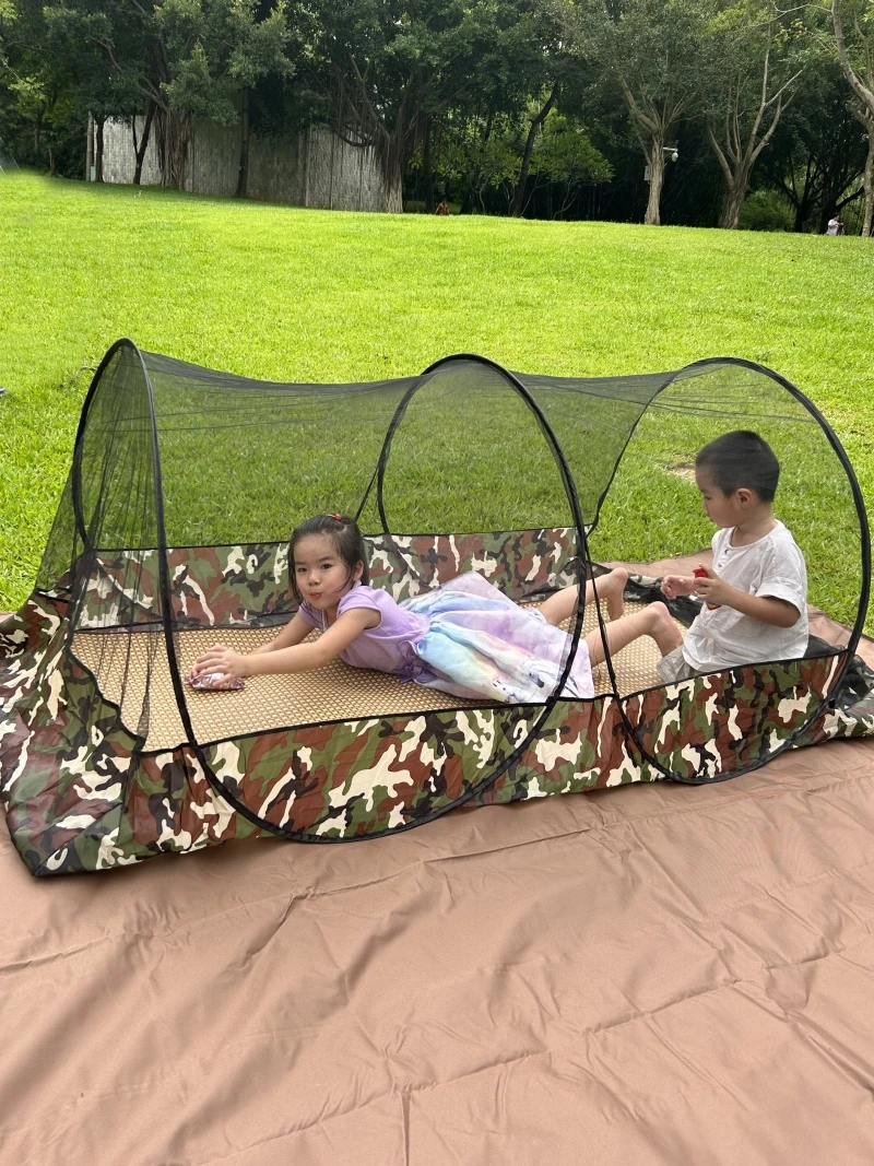 

Military training, laying on the floor, business travel, outdoor camping, waterproof and mosquito proof, free installation