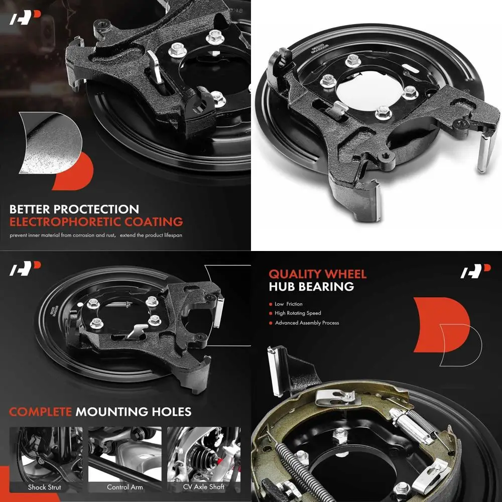 

A-Premium Rear Left Disc Brake Backing Plate Compatible with Ford Explorer 1995-2003, Sport Utility, Driver Side