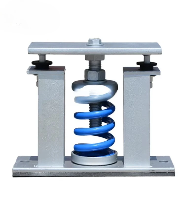 Spring dampers for HVAC systems of chillers Pipe vibration insulation