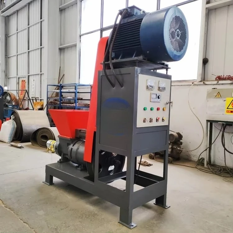 Charcoal making machine for cooking biomass wood fuel compression wood chips log briquetting machine