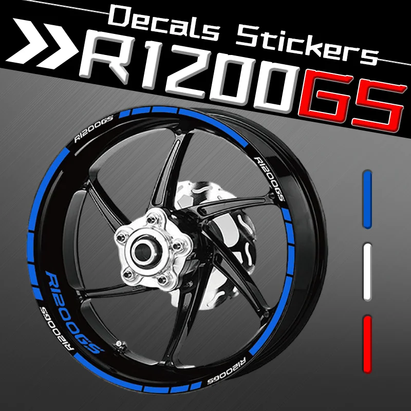 Motorcycle Wheel Inner Reflective Stickers For S1000R S1000RR R1200GS R1200RS K1200R K1300R K1300S Waterproof Decoration Decals