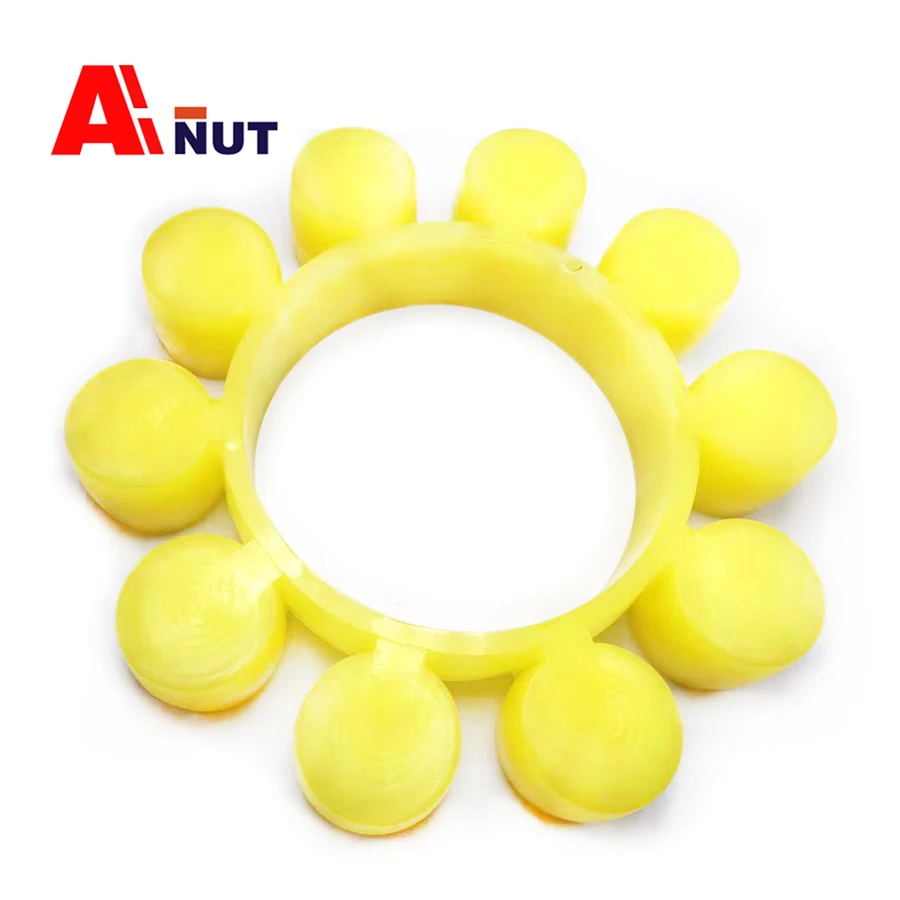 MT1~MT14 Flexible Couplings Commonly , Jaw Coupling Spider Nylon Sleeve Rubber Buffers , D038
