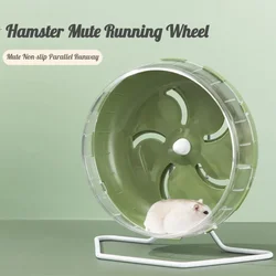 Hamster Sport Running Wheel Rat Small Rodent Mice Silent Jogging Hamster Gerbil Exercise Play Toys Brackets Accessories