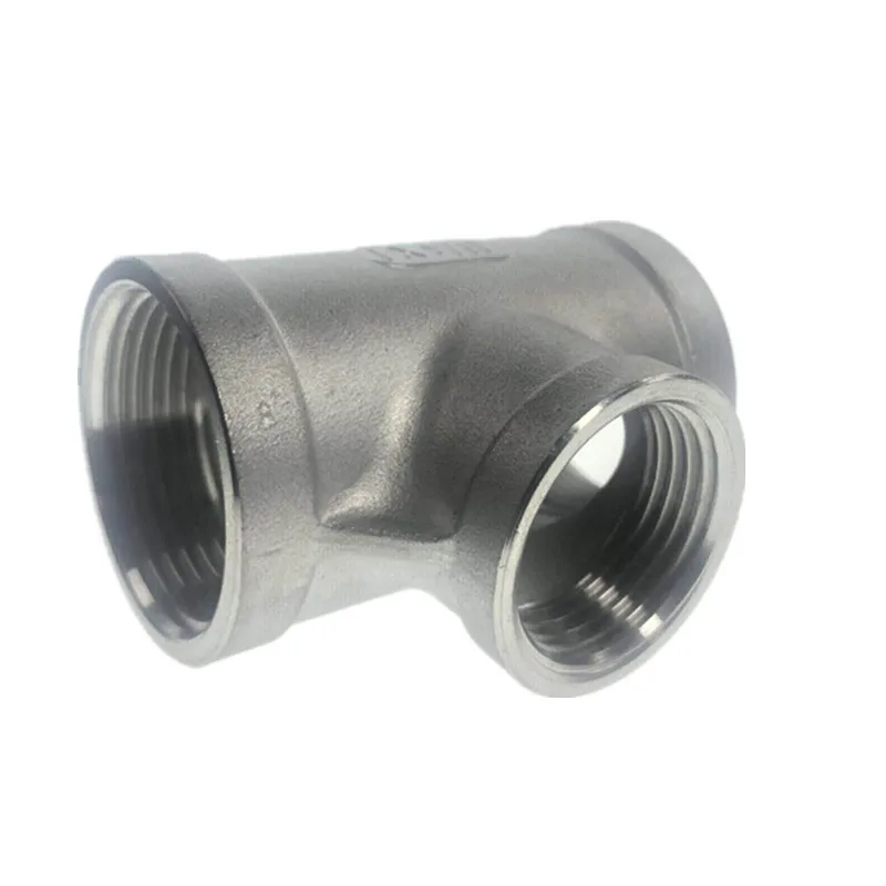 304 Type T drie manier reducer Rvs vrouwelijke Jointer Pijp Verbinding connector Fittings