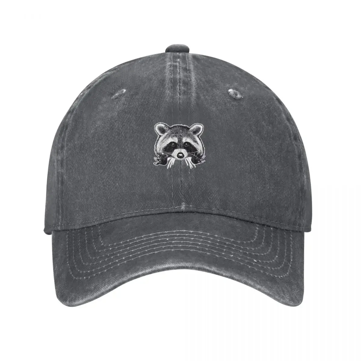 

Funny little raccoon buddy Baseball Cap Beach Bag Big Size Hat designer cap Sunscreen Woman Hats Men's