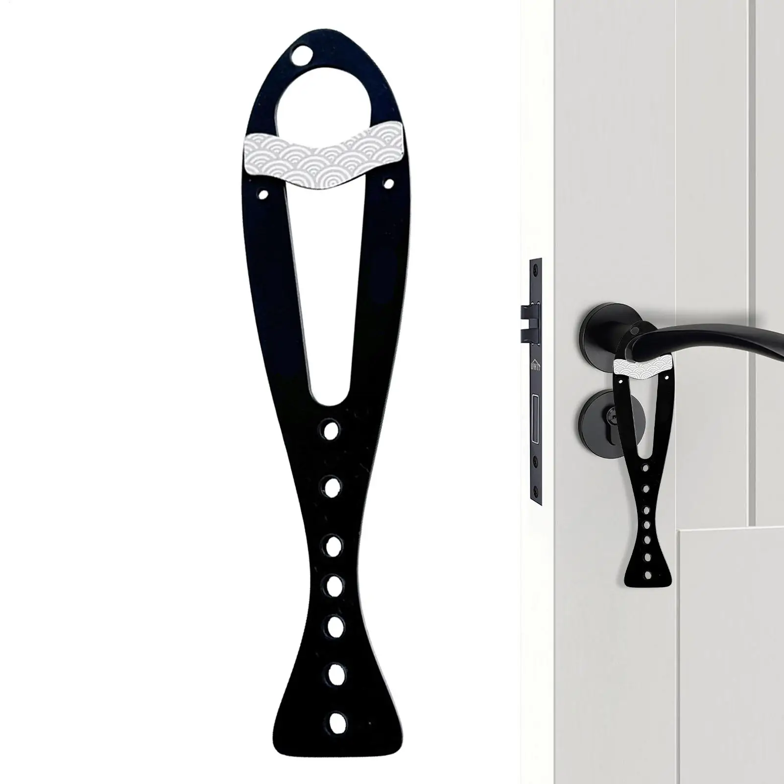 Adjustable Cat Door Lock Convenient Cat Door Access Device To Keep Door Open And Safe For Living Room Bedroom Balcony Study